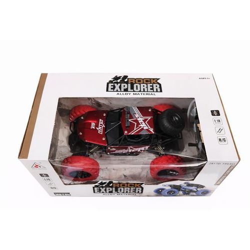 cumpără Jucărie cu telecomandă New World 2059 Masina Rock Crawler 1:18 cu T/C, metalica, rosie, 2417D în Chișinău 
