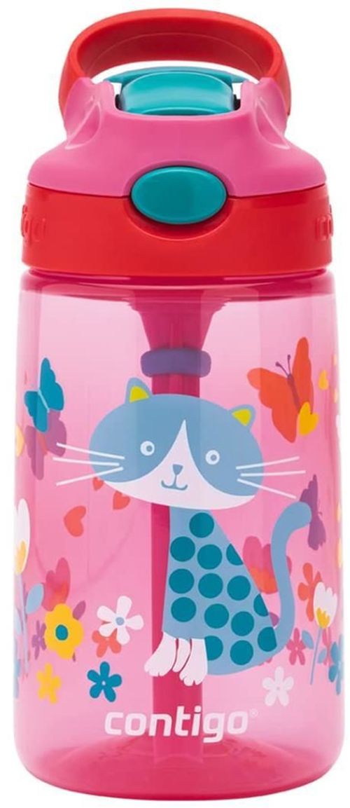 купить Бутылочка для воды Contigo Gizmo Flip Cherry Cat 420 ml в Кишинёве 