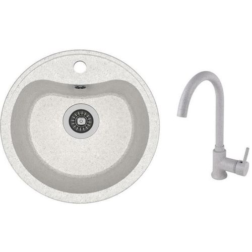 купить Мойка кухонная со смесителем Dr.Gans Dora + SanDonna F 7073 gri в Кишинёве 