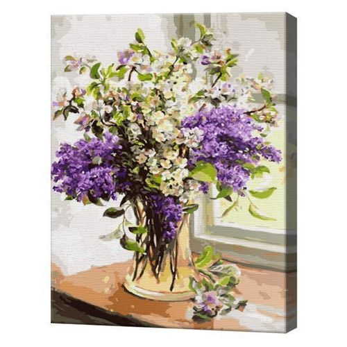 cumpără Tablou pe numere Art Gallery GX3778 Buchet in vaza de sticla 40x50cm în Chișinău 