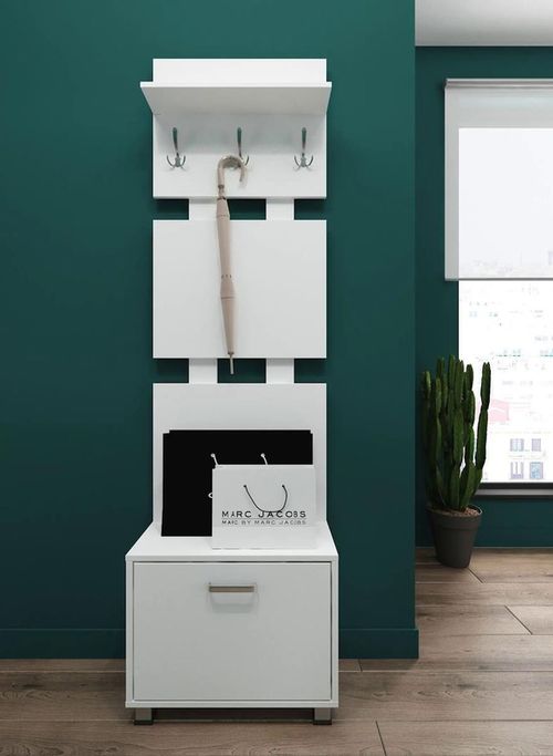 cumpără Mobilă pentru antreu Fabrik Home Mila 600 frasin alb în Chișinău 