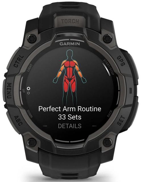 купить Смарт часы Garmin Instinct 3, 45 mm, Amoled, Black (010-02936-00) в Кишинёве 