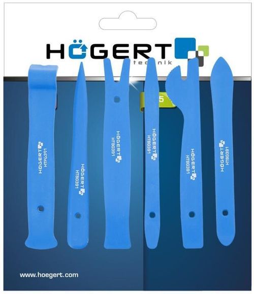 cumpără Set de unelte de mână Hoegert HT8G391 Комплект съемников для демонтажа панелей облицовки 6ед în Chișinău 