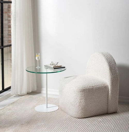 купить Журнальный столик Trendy Chill-Out, Белый 50x50x50 см в Кишинёве 