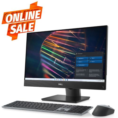 cumpără Monobloc PC Computer 23.8 Dell OptiPlex 7400 Black, Intel Core i7-12700 2.1-4.9GHz/32GB DDR4/SSD 512GB/ Intel UHD Graphics 630/Webcam FHD/Speakers 2x2W/WiFi 6E AX211+BT 5.2/Gigabit LAN/23.8 FHD IPS non-Touch Anti-Glare/ Keyboard&Mouse/ Ubuntu Linux/ All-In-One / AIO în Chișinău 