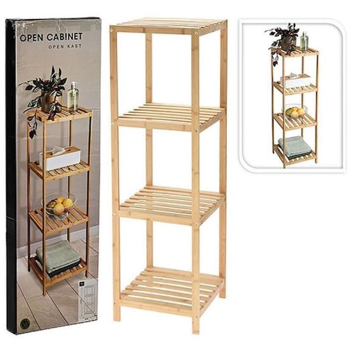 cumpără Etajeră Storage Solutions 55262 Etajera 4 rafturi 34x33x110cm, bambus în Chișinău 