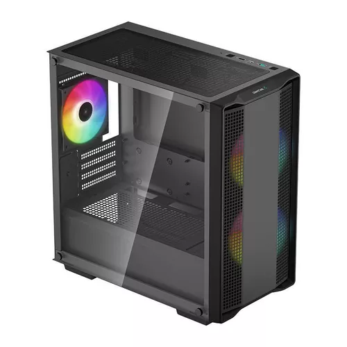 купить Корпус для ПК Deepcool CC360 ARGB Micro-ATX Case Black в Кишинёве 