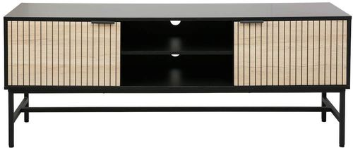 купить Тумба напольная для TV Deco Merlin 150x40x60H Oak/Black в Кишинёве 