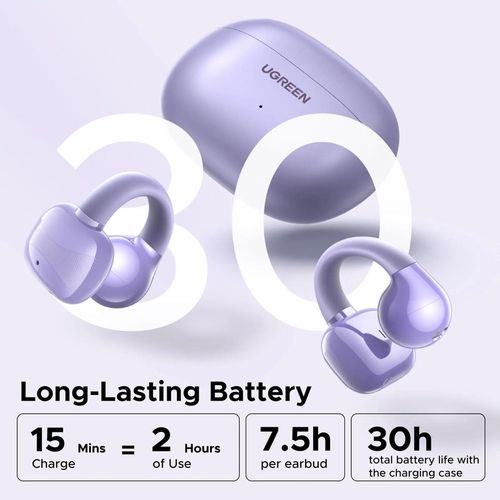 купить Наушники беспроводные Ugreen 55430, Open Ear HiTune S3 | WS209, Purple в Кишинёве 