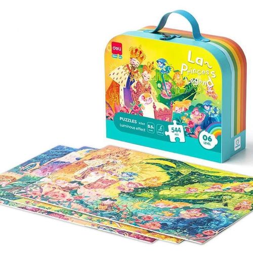 купить Головоломка Deli DLEH747 Puzzle Princess Legend, 544elem в Кишинёве 