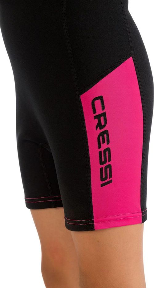 cumpără Accesoriu pentru înot Cressi-Sub Little Shark Jr Shorty Wetsuit S/L 2mm Black/Pink Y 9/10 (Dg003106) în Chișinău 