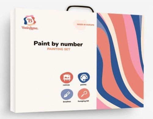 cumpără Tablou pe numere BrushMe BS37543 (în cutie) Bujori cadou în Chișinău 