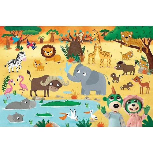 купить Головоломка Trefl 41009 Puzzle 24 Super Maxi Safari в Кишинёве 