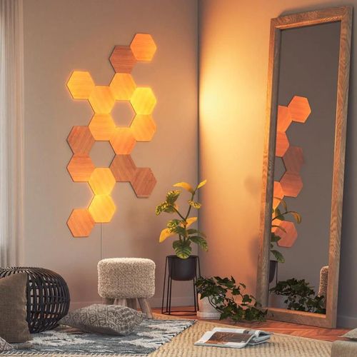 купить Декоративное освещение Nanoleaf NL52-E-0001HB-3PK Elements Hexagons Expansion Pack 3 Pack в Кишинёве 