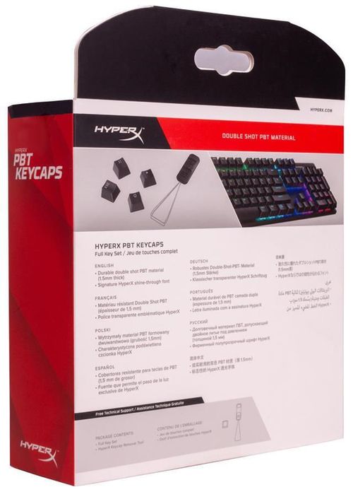 cumpără Tastatură HyperX 519P1AA#ACB, PBT Keycaps Full Key Set Black în Chișinău 