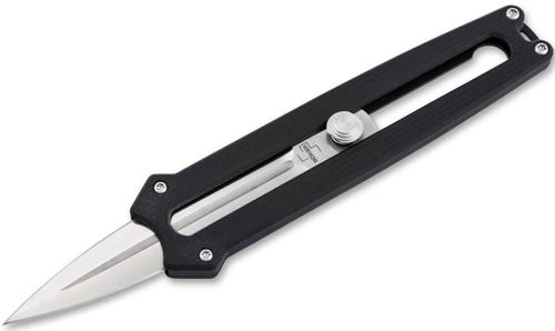 купить Нож походный Boker BO-01BO411 Plus Slike D2 Satin Spear Point Blade Black в Кишинёве 