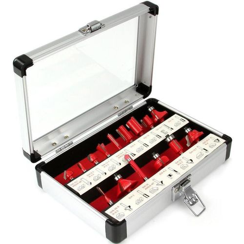 купить Набор головок, бит, насадок MAR-POL M22548 Набор фрез по дереву 8 мм (15 шт.) в Кишинёве 