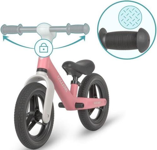 купить Велосипед Coccolle First Way Pink+Beige, bicicletă fără pedale в Кишинёве 