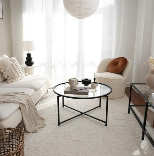 cumpără Măsuţă cafea Trendy Sun S403, Negru 83x40x83cm în Chișinău 