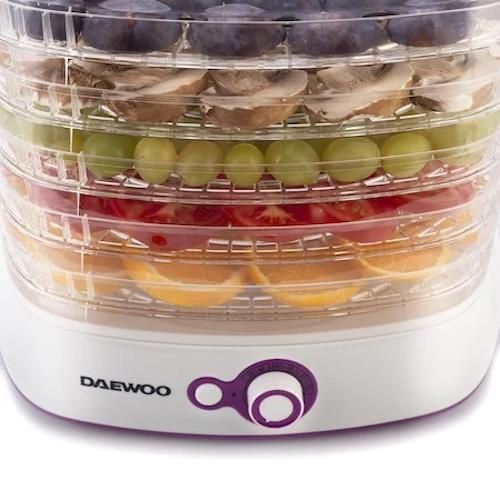 купить Сушка для фруктов Daewoo DD450W White/Purple в Кишинёве 