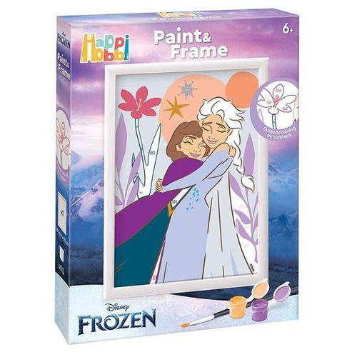 купить Картина по номерам As Kids 1038-41034 Pictură pe numere Frozen, Happi Hobbi, 1014D в Кишинёве 