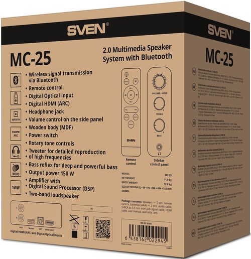 cumpără Boxe multimedia pentru PC Sven MC-25 Black în Chișinău 