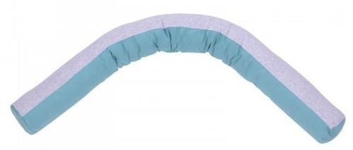 cumpără Pernă pentru gravide și mame care alăptează Veres 302.01.3 Comfort Long Velour grey-tiffany 170*52 în Chișinău 