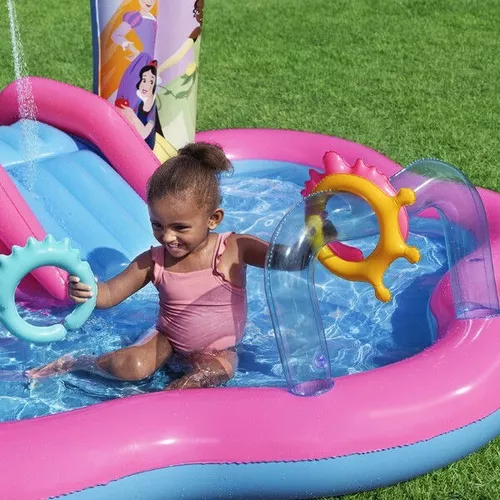 cumpără Piscină gonflabilă Bestway 9103YBW Disney Princess, 221x193x140 cm, 2+ în Chișinău 
