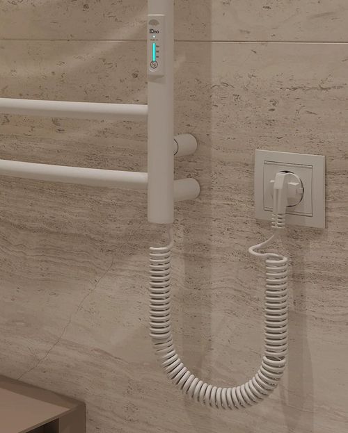 cumpără Uscător de prosoape Elna-Service Ladder-8, 810x480x100mm, inox, alb în Chișinău 