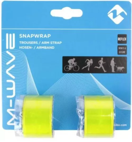 cumpără Accesoriu pentru bicicletă Messingschlager Banda reflectorizanta M-WAVE Snapwrap trousers/arm strap în Chișinău 