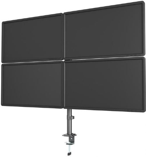купить Аксессуар для ПК Gembird MA-D4-01 Arm for 4 monitors 13”-32” (rotate, tilt, swivel), black в Кишинёве 