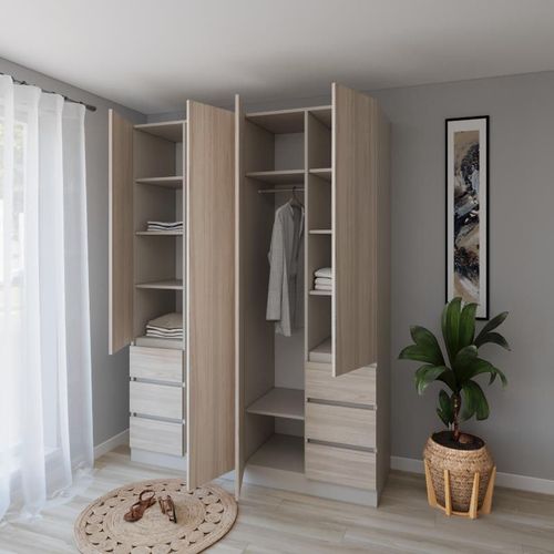 cumpără Dulap Smartex (15930) N17 160cm Kashemir+St.Deschis în Chișinău 