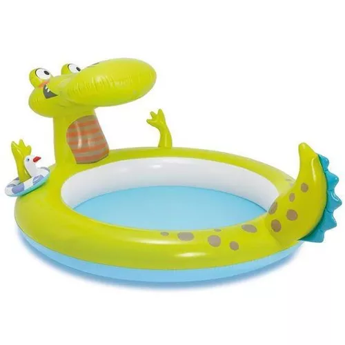 купить Бассейн надувной Intex 57431 Centru de joaca cu piscina CROCO 198x160x91cm в Кишинёве 
