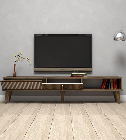 cumpără Comodă TV Trendy Milano, Nuc 180x40x35cm în Chișinău 