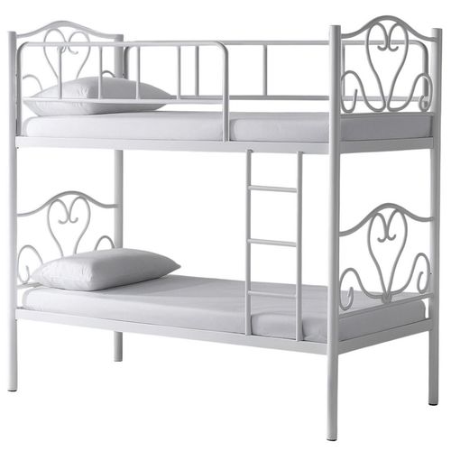 купить Кровать детская Evger R-50 двухъярусная 90x200cm White (без матраса) в Кишинёве 