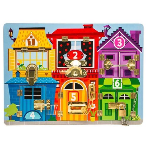 купить Развивающая доска New World XM-052 Busyboard Căsuțele, 184112 в Кишинёве 