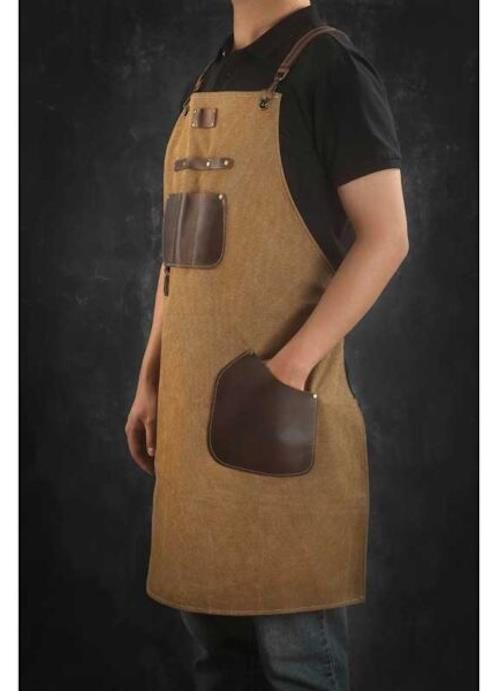 купить Аксессуар для кухни Takumi Sort din piele Kitchen Apron Brown в Кишинёве 