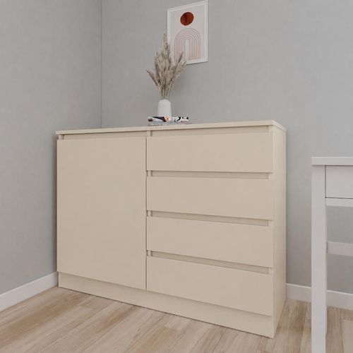 cumpără Comodă Smartex (16082) Т2 100cm Ivory în Chișinău 
