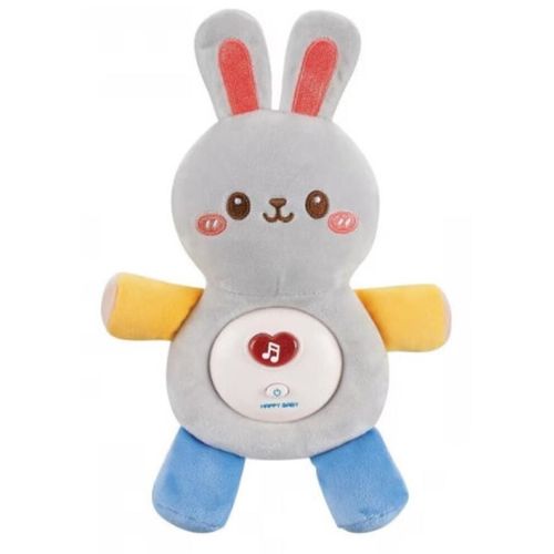 cumpără Jucărie de pluș Chipolino Rabbit DIG02406028 Grey с музыкой и светом în Chișinău 