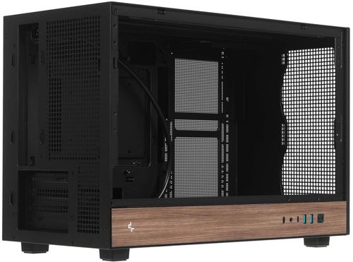 купить Корпус для ПК Deepcool CH260 WOOD Black в Кишинёве 