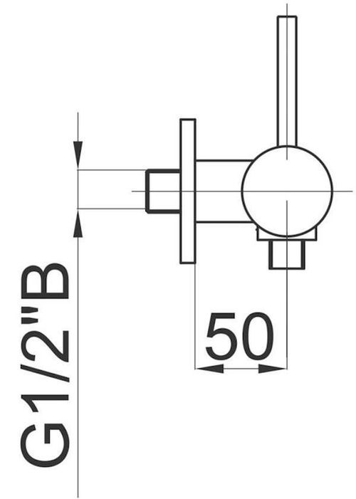 купить Смеситель для душа HERZ Fresh f40 dus UH00434 в Кишинёве 