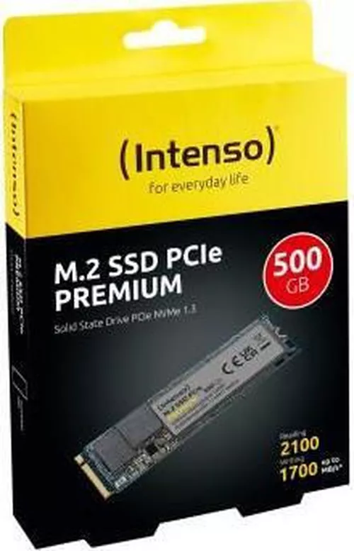 купить Накопитель SSD внутренний Intenso M.2 SSD Premium 500GB PCIe NVMe в Кишинёве 