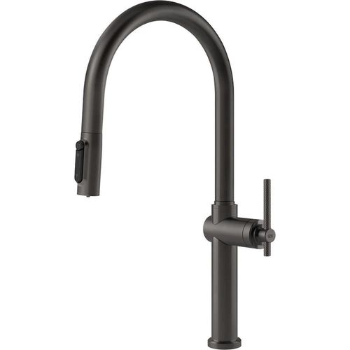купить Смеситель кухонный Gessi 60872-707 Habito Black Metal Brushed PVD в Кишинёве 