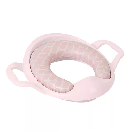 Reductor moale pentru toaleta KikkaBoo Shape of Sea Pink 