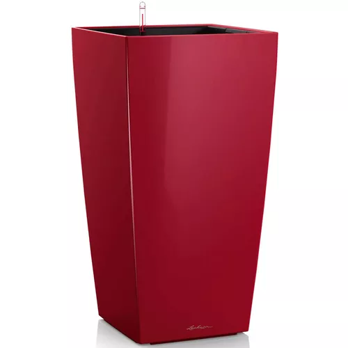 купить Цветочный горшок Lechuza Cubico Premium 30, Scarlet Red в Кишинёве 
