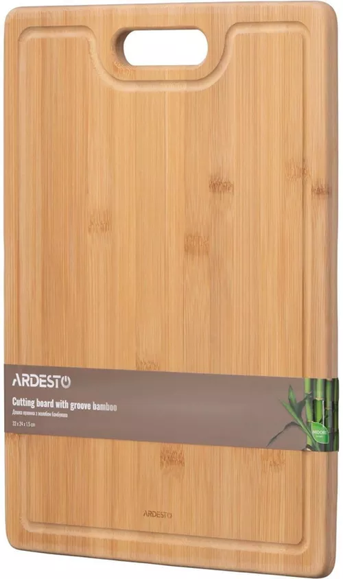 cumpără Tocător de tăiere Ardesto AR1433BAM Midori bambuc 33х24х1,5cm în Chișinău 