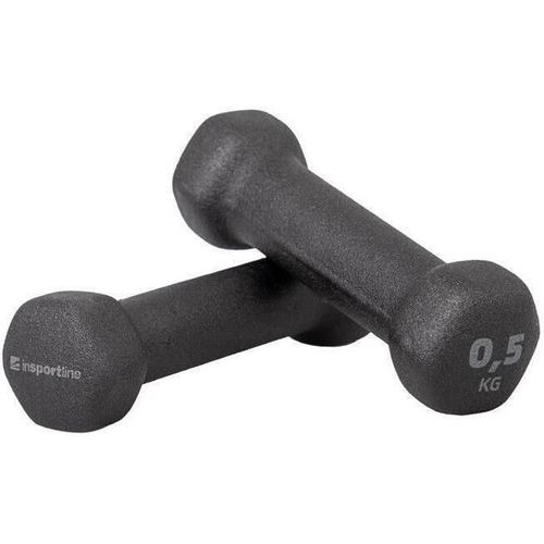 купить Гантель inSPORTline 5636 Gantera mat 0.5 kg 26537 Gri (1 buc) в Кишинёве 