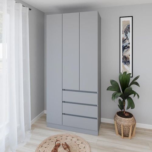 купить Шкаф Smartex (15864) N15 100cm Grafit в Кишинёве 