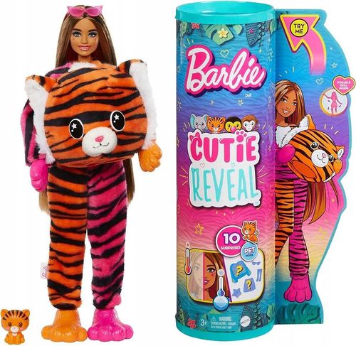 купить Кукла Barbie HKP99 Cutie Prietenii junglei Tigrul в Кишинёве 