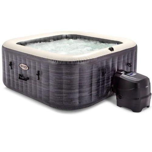 купить Бассейн с джакузи Intex 28450 Jacuzzi SPA gonflabil PureSpa Greystone Deluxe 211×211×71, 795L, 4 persoane в Кишинёве 